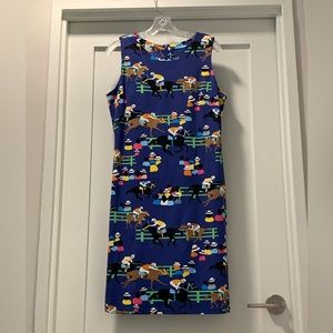 Adorable horse race themed dress